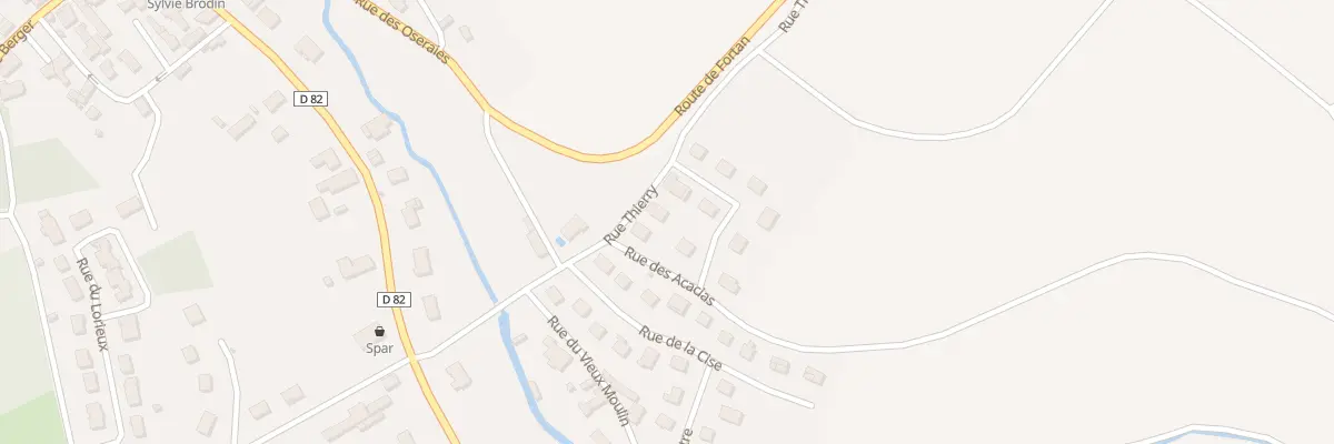 Plan du 6 Rue Thierry au Poislay