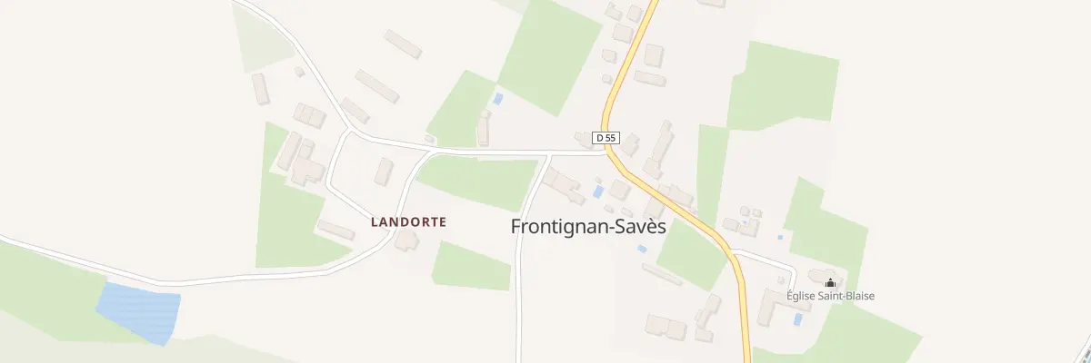 Plan de Vc 3 de Pountet à Frontignan-Savès