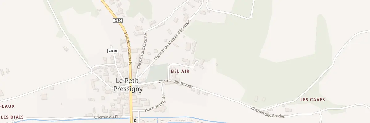 Plan du 1 Che de Bel-air au Petit-Pressigny