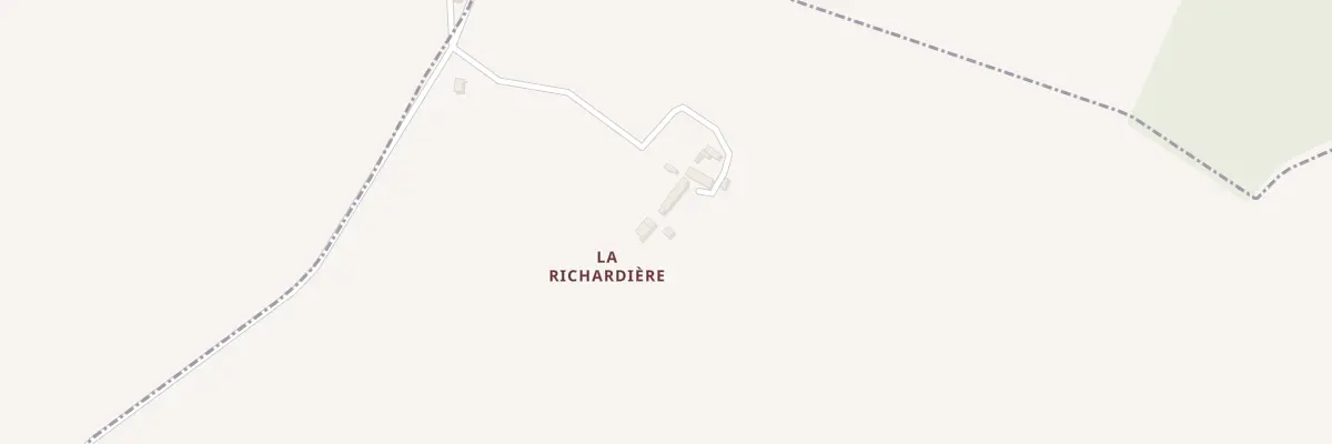 Plan du 3 La Richardiere au Petit-Pressigny