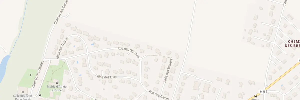Plan du 27 Rue des Glycines à Athée-sur-Cher