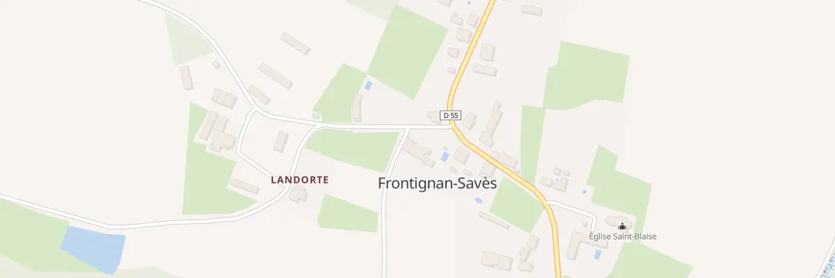 Plan du 20 Village à Frontignan-Savès