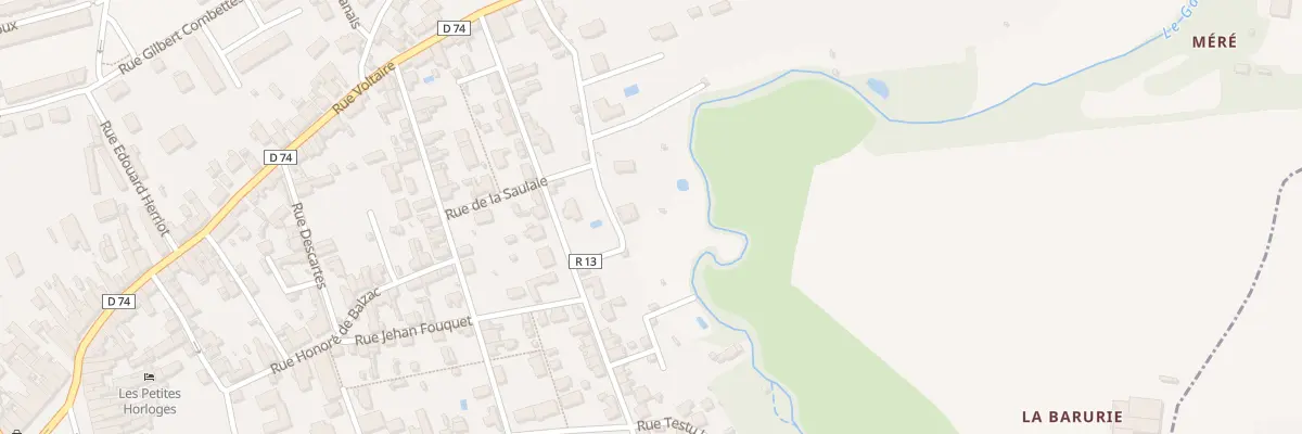 Plan du 8 Rue de la Saulaie à Château-Renault
