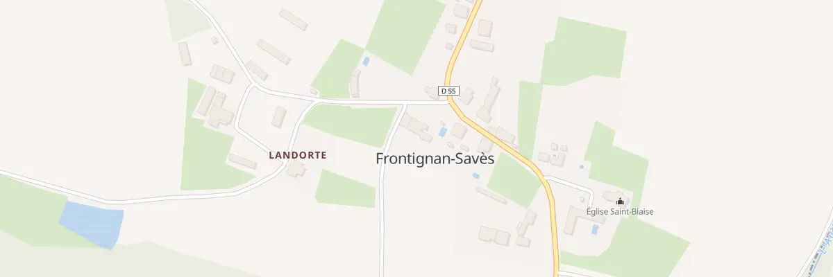 Plan du 21A Village à Frontignan-Savès