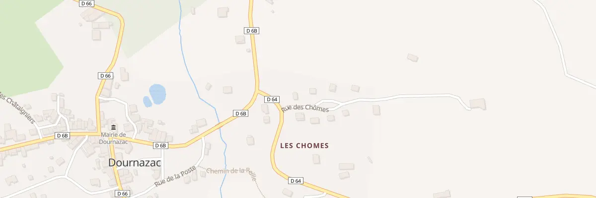 Plan du 1 Rue du Petit Chatenet à Dournazac