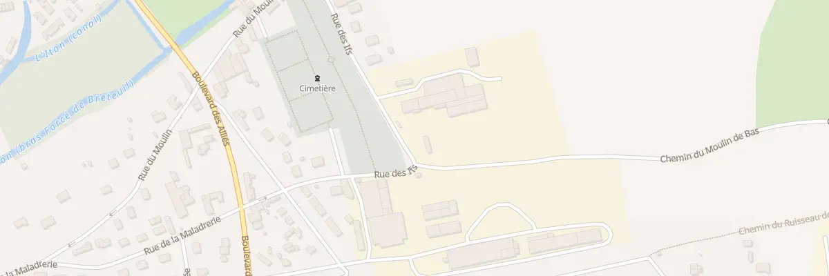 Plan du 137 Rue du Gen Charles de Gaulle à Breteuil