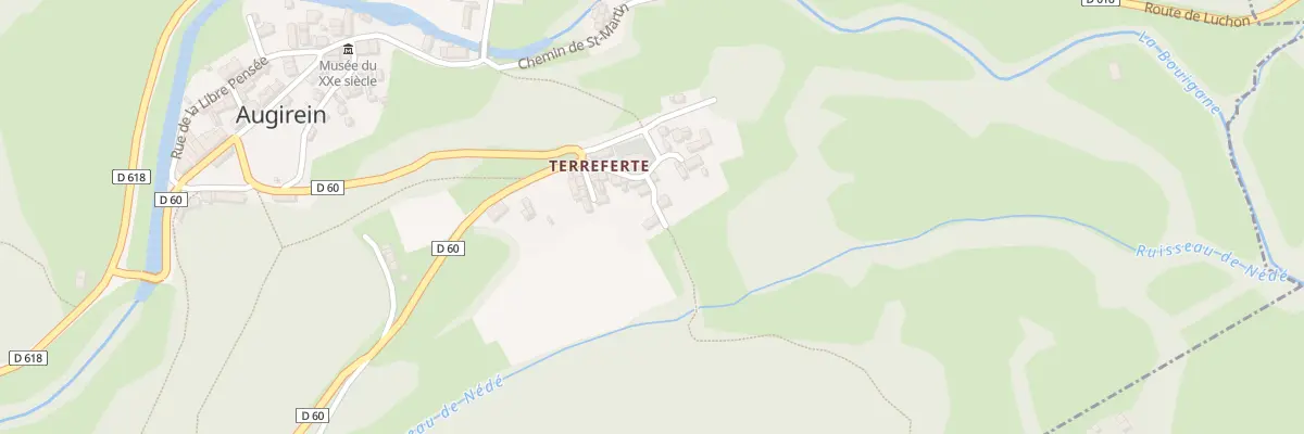 Plan du 38 Terrefete à Augirein