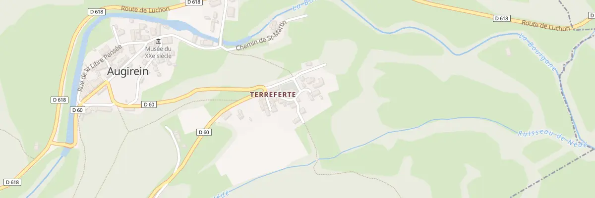 Plan du 39 Terrefete à Augirein