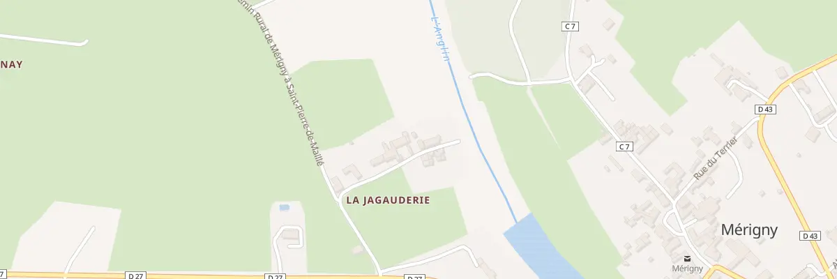 Plan du 7 La Jagauderie à Mérigny