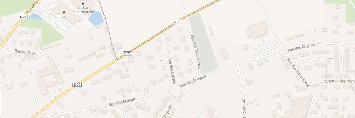 Plan du 6 Rue des Cytises à Luneray