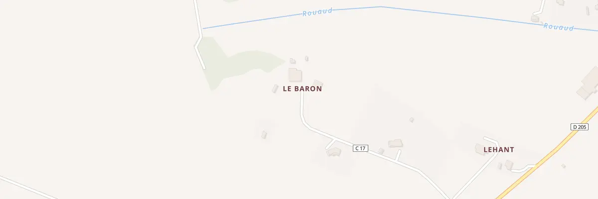 Plan du 294 Chem du Baron à Sarrant