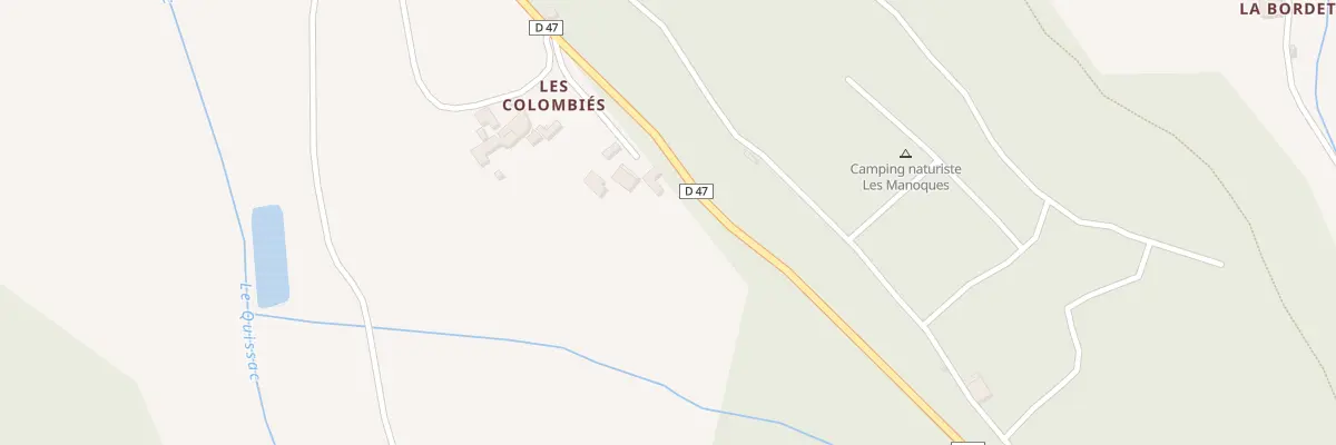 Plan du 5081 Les Colombies à Valeilles