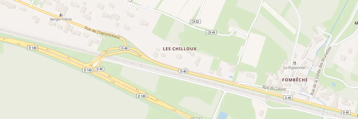 Plan du 57 Rue de Chenonceaux à Saint-Martin-le-Beau