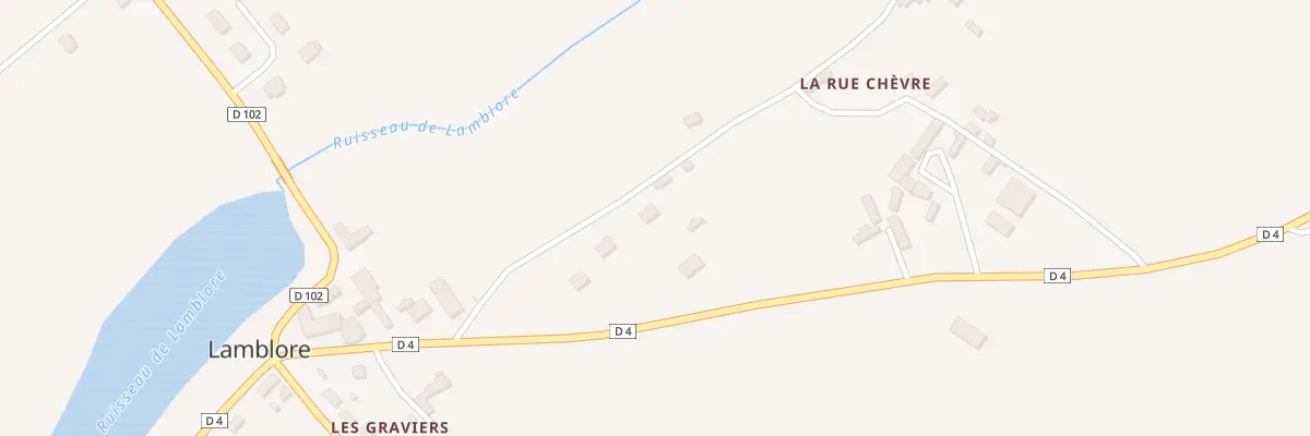 Plan du 4 La Richèvre à Lamblore