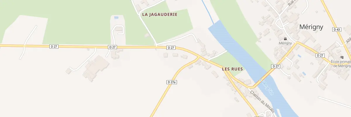 Plan du 9 Rte de St Pierre de Maille à Mérigny