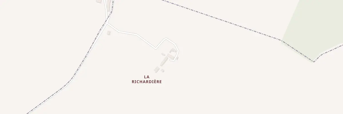 Plan du 4 La Richardiere au Petit-Pressigny