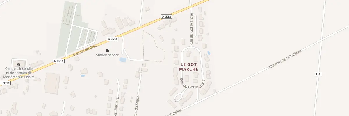 Plan du 12 Rue du Got Marché à Val d’Issoire