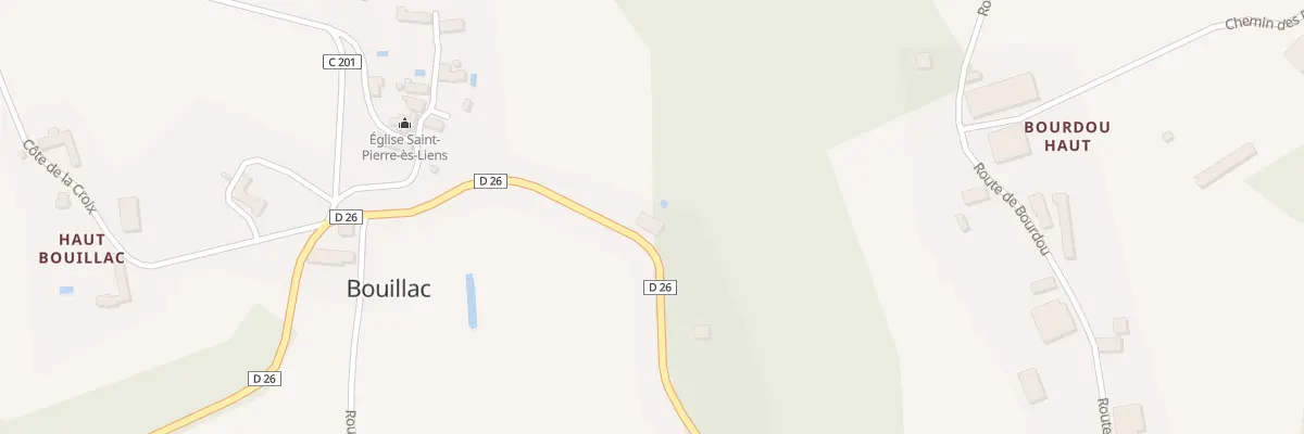 Plan du 22 Bourg Ouest à Bouillac