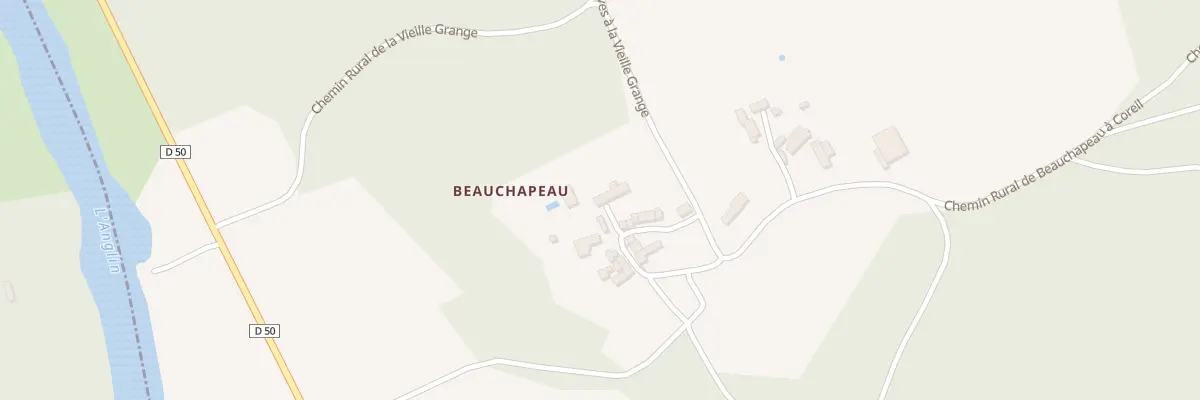 Plan du 2 Beauchapeau à Mérigny