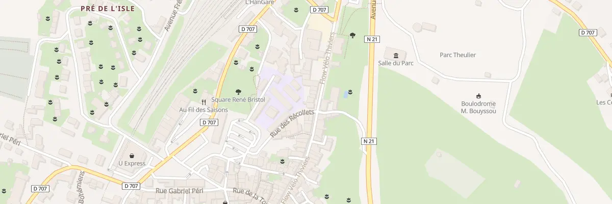 Plan du 39 Rue du Général Lamy à Thiviers