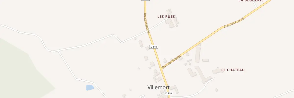 Plan du 4 Rte d’Haims à Villemort