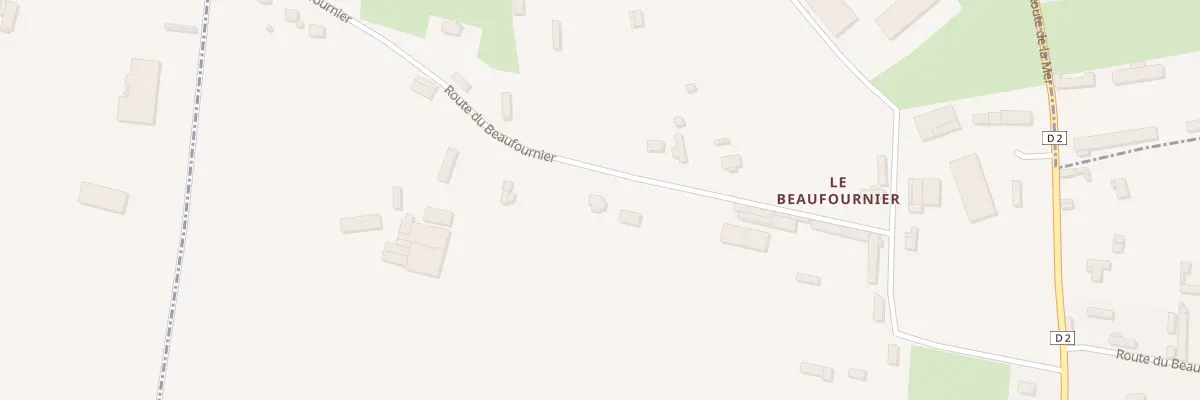 Plan du 661 Rte du Beaufournier à Avremesnil