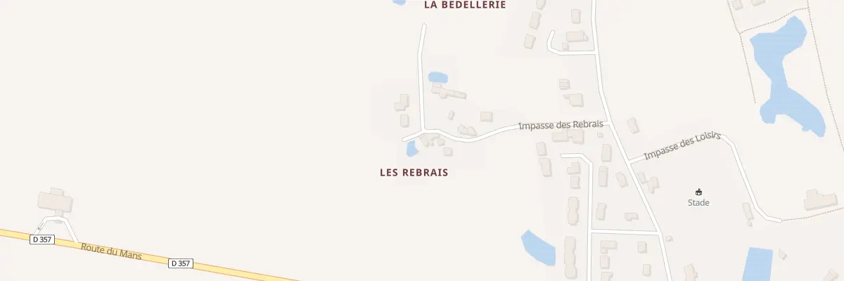Plan du 6 Imp des Rebrais à Épuisay