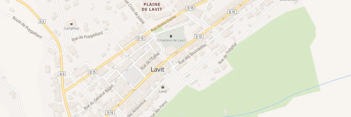 Plan du 1 Bd des Amoureux à Lavit