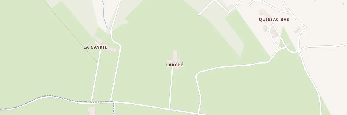 Plan du 5079 Larche à Valeilles