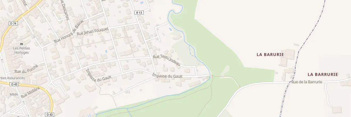Plan du 3B Rue Testu Jodeau à Château-Renault