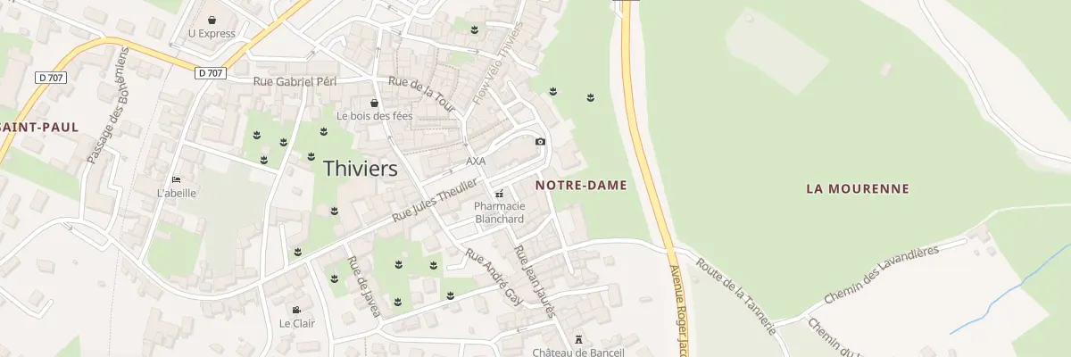 Plan du 49 Rue des Huiles à Thiviers