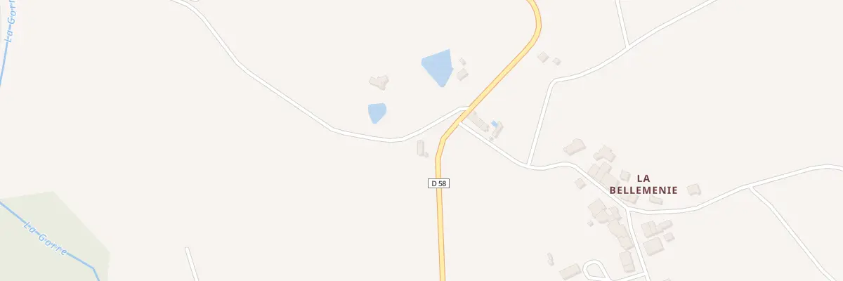 Plan du 1 La Belleménie à Saint-Auvent