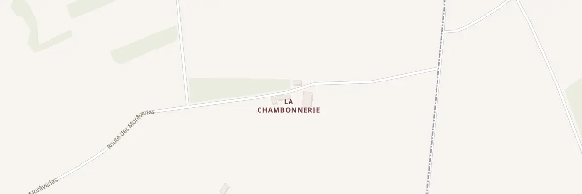 Plan de La Chambonnerie à Boussay