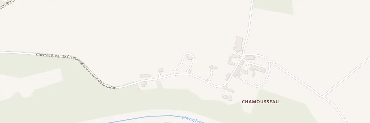 Plan du 2B Chamousseau à Mérigny