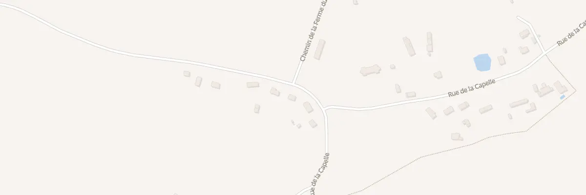 Plan du 501 Rue de la Capelle à Bosroumois
