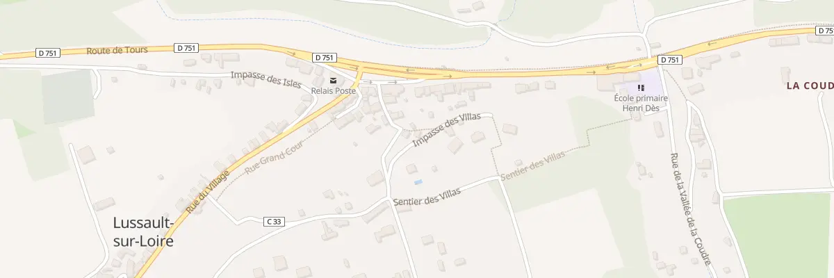 Plan du 1 Imp des Villas à Lussault-sur-Loire