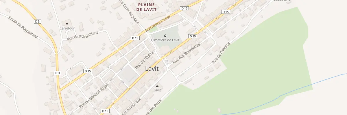 Plan du 46 Rue de la République à Lavit
