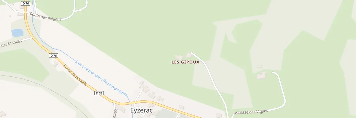 Plan du 227 Che du Domaine à Eyzerac