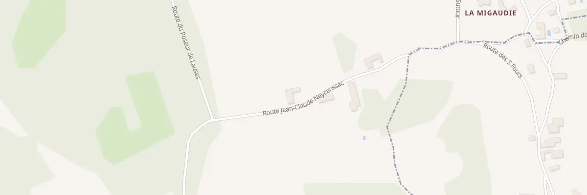 Plan du 84A La Lauvie à Saint-Jory-las-Bloux
