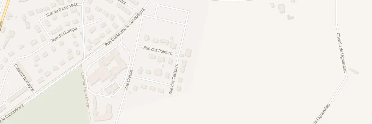 Plan du 8 Rue des Cerisiers à Breteuil