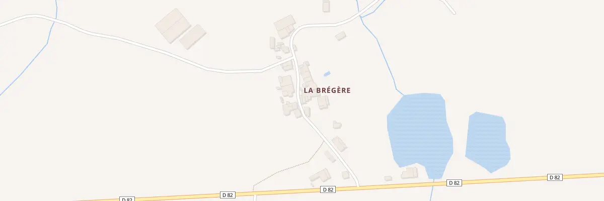 Plan du 9 La Bregere à Montrollet