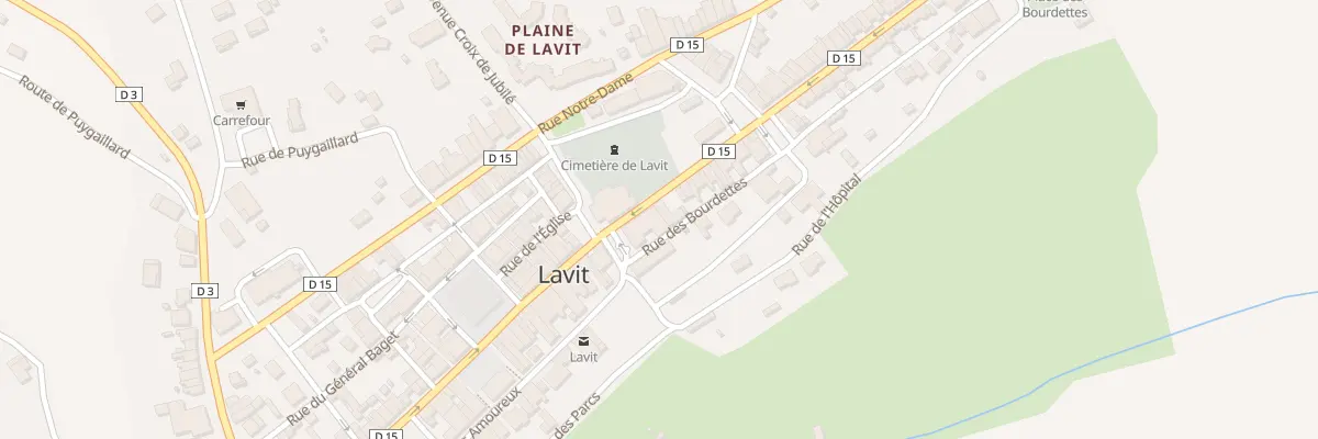Plan du 5 Rue des Bourdettes à Lavit