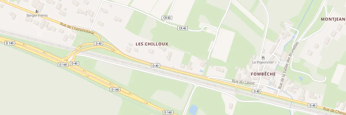 Plan du 63 Rue de Chenonceaux à Saint-Martin-le-Beau