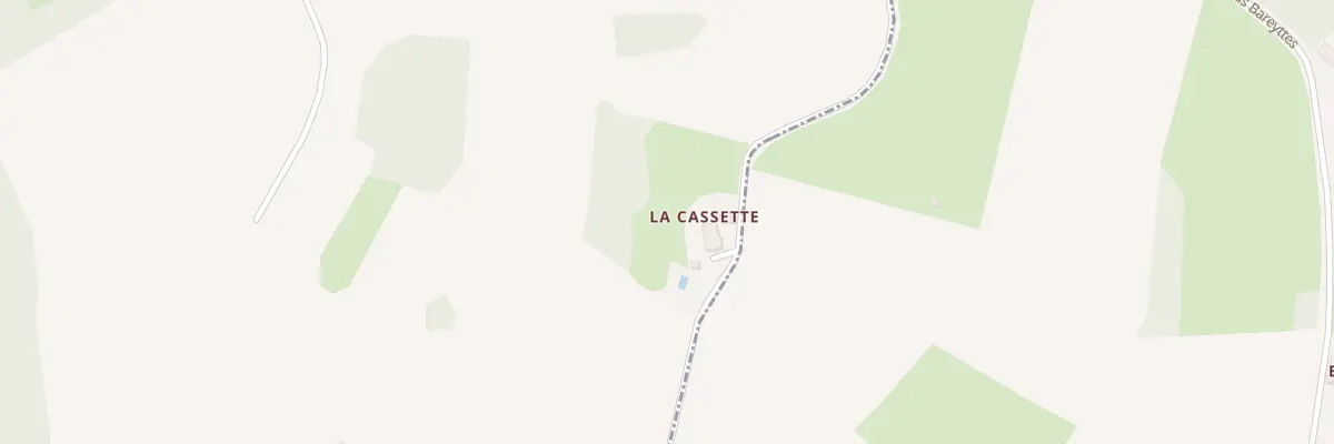 Plan du 3 La Cassette à Peyrissas