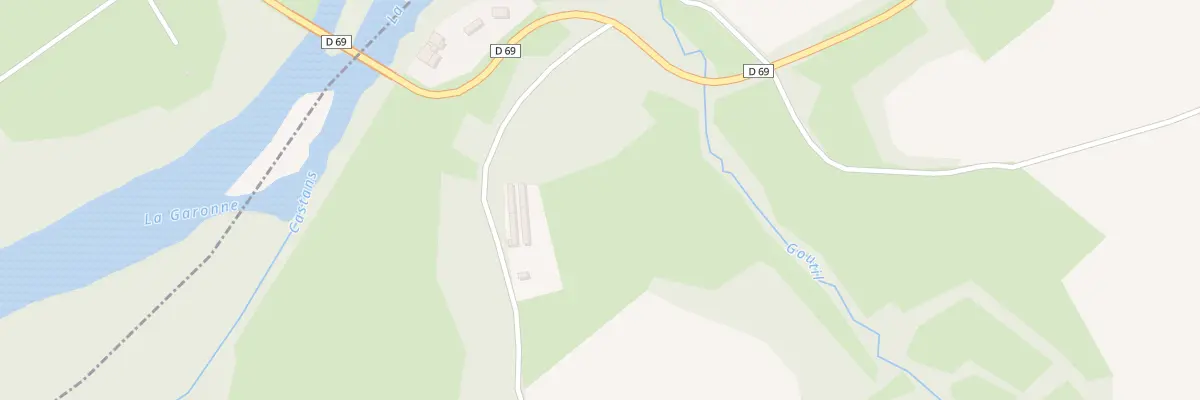 Plan du 1 Castans à Montsaunès