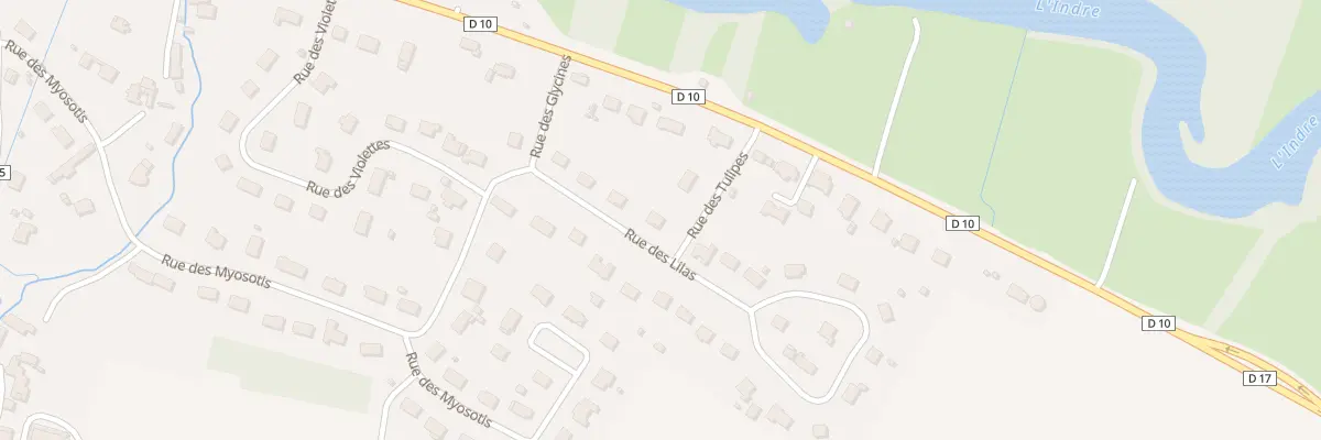 Plan du 5 Rue des Lilas à Reignac-sur-Indre