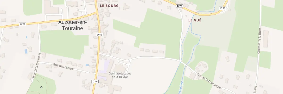Plan du 14 Rue de la Quintaine à Auzouer-en-Touraine