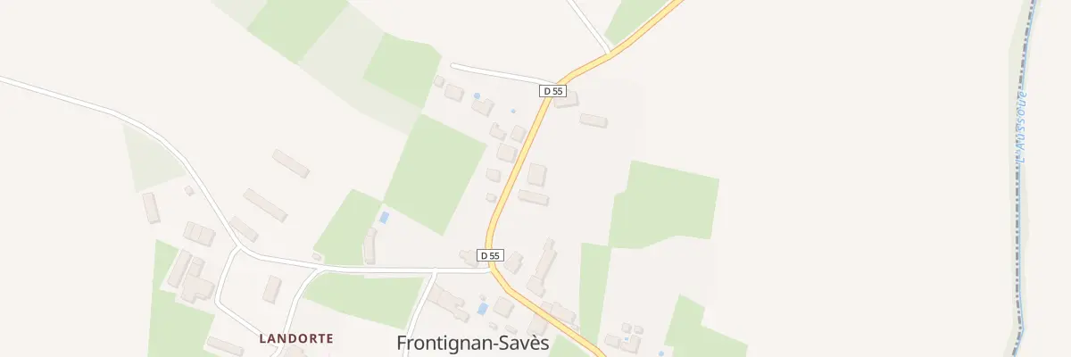 Plan du 14 Village à Frontignan-Savès