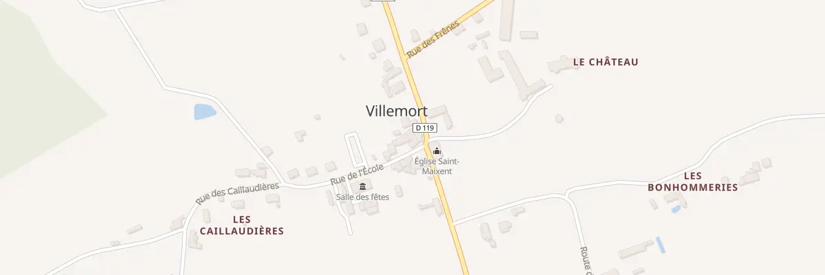 Plan du 4 Rue de l’Ecole à Villemort