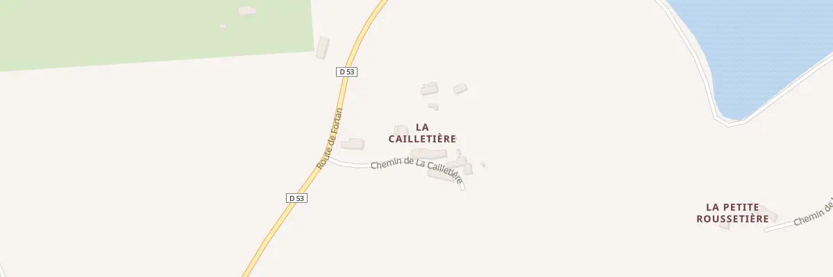 Plan du 4 Che de La Cailletière à Épuisay